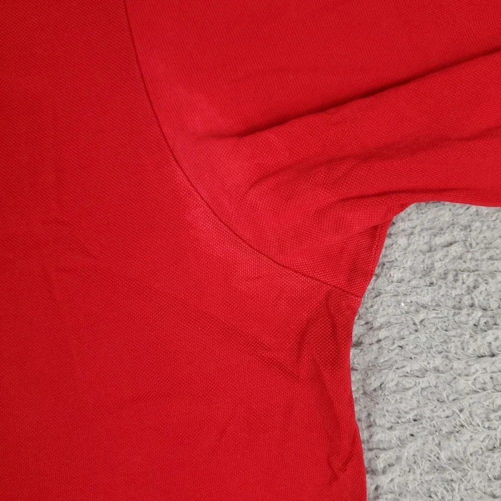Ralph Lauren Polo Golf Mens 2XL Red Short Sleeve Cotton Pique Polo Shirt
